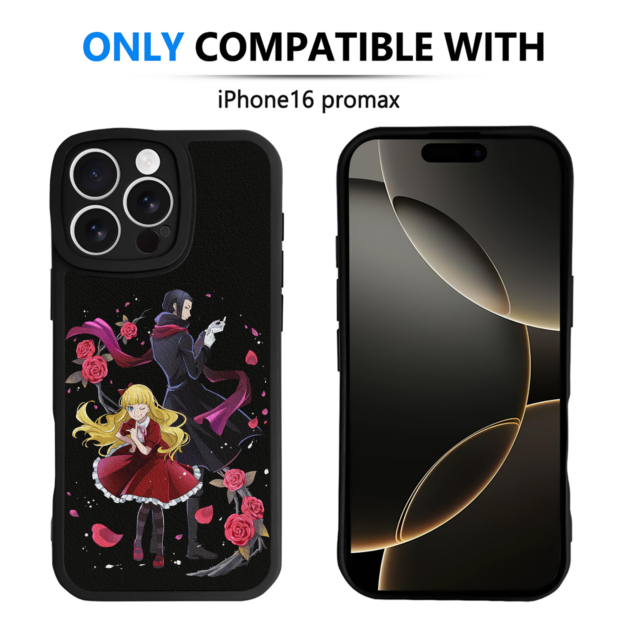 （画像用） 文豪ストレイドッグス Bungo Stray Dogs 【iPhone 16シリーズ対応】シリコンスマホケース（レザー調） 材質：シリコン
